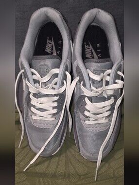 Nike Air Max Gray Sneakers with White Laces